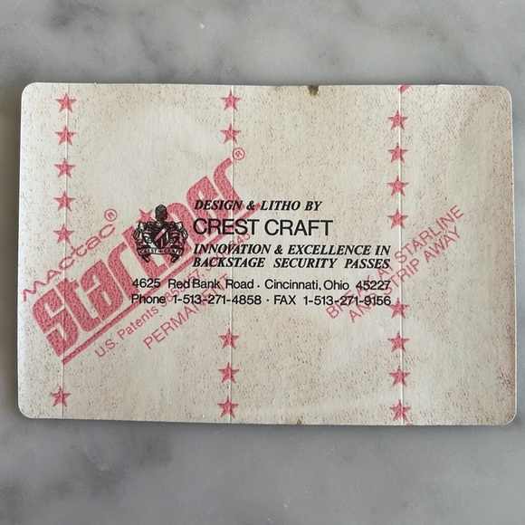 Original Grateful Dead - Marvel Series Backstage Pass - Silver Surfer 6/2/1995 - Picture 2 of 2